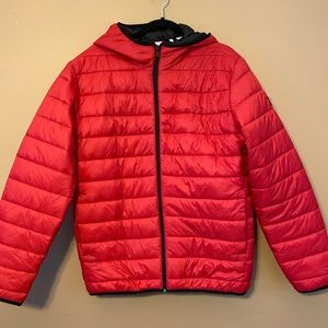 Women’s Jack and Jones Red Puffer Jacket